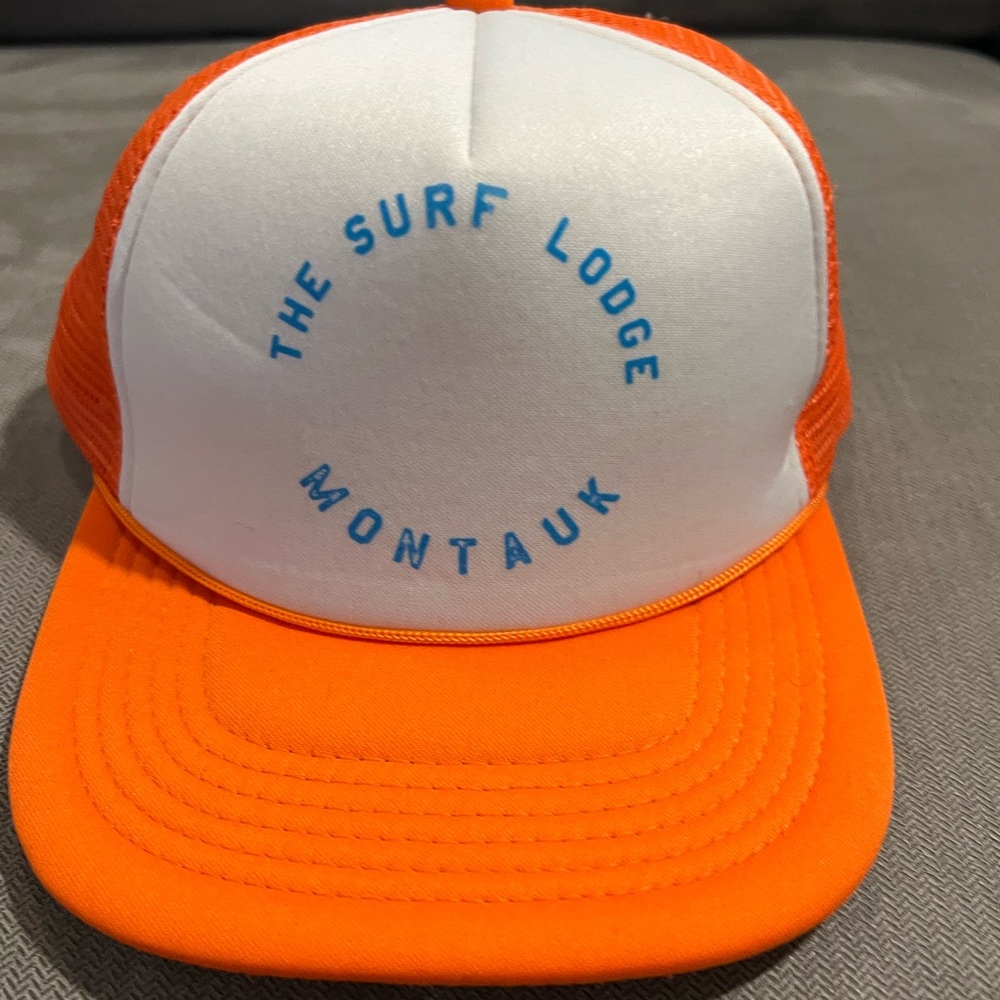 Montauk Surf Lodge Orange Hat